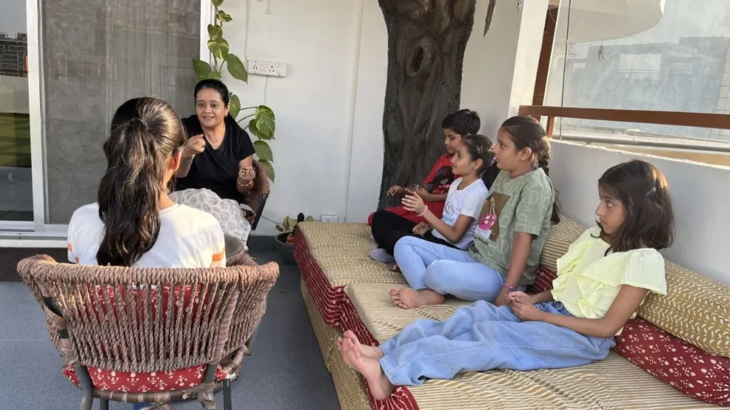 rasesha teaching children about emotional education