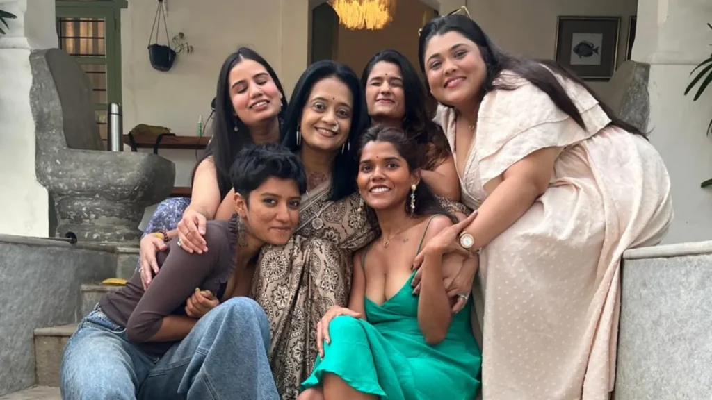 Rasesha Rabari with participants at the Fearless You women's retreat, helping Indian women choose the right retreat based on their current stage of life and emotional needs.