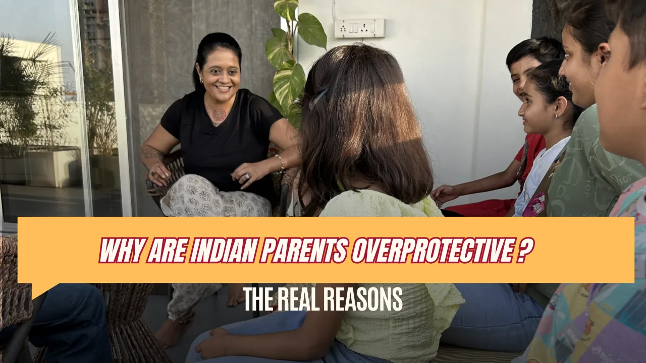 RasEsha Rabari discussing why Indian parents are overprotective and how emotional education helps children build confidence and independence.